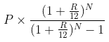 Rate Calculation Formula